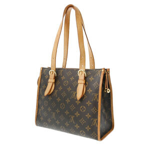Louis Vuitton Monogram Popincourt Canvas Handbag Brown